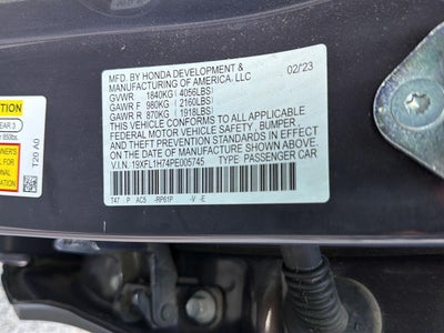 2023 Honda Civic Hatchback EX-L w/o BSI
