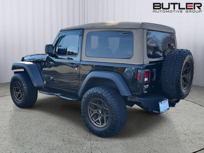 2020 Jeep Wrangler Black and Tan 4X4