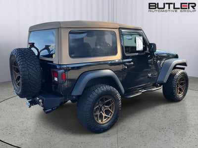 2020 Jeep Wrangler Black and Tan 4X4