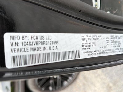 2024 Jeep Wagoneer Series II Carbide