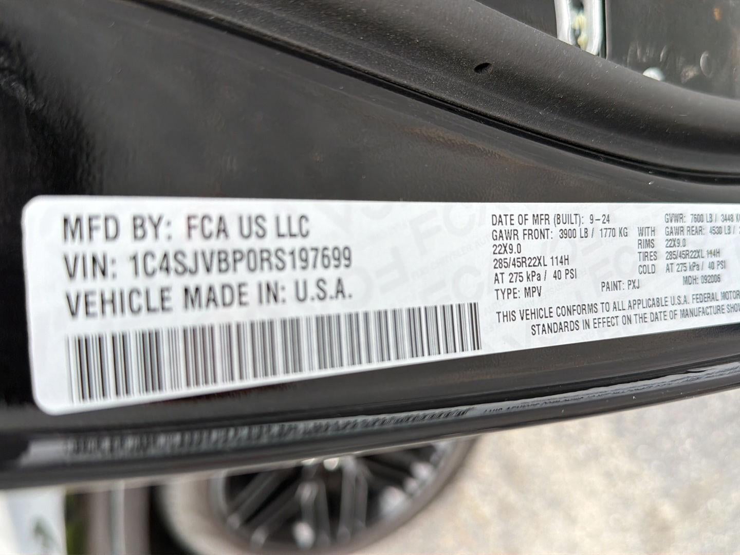 2024 Jeep Wagoneer Series II Carbide
