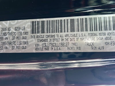 2020 Jeep Gladiator Rubicon