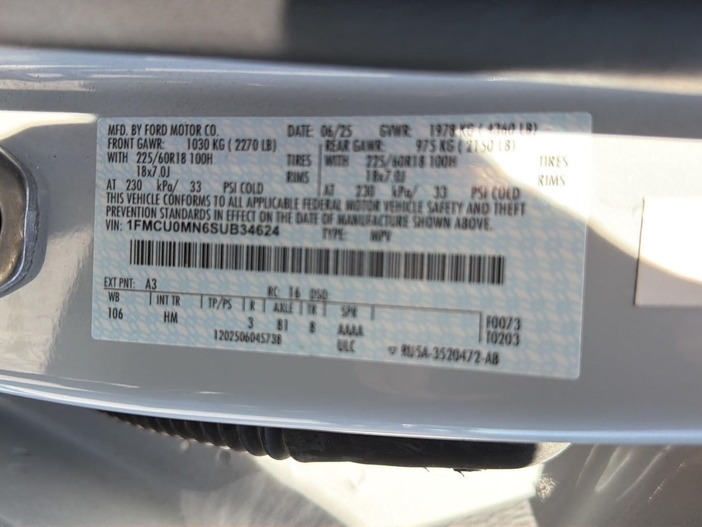 2025 Ford Escape ST-Line