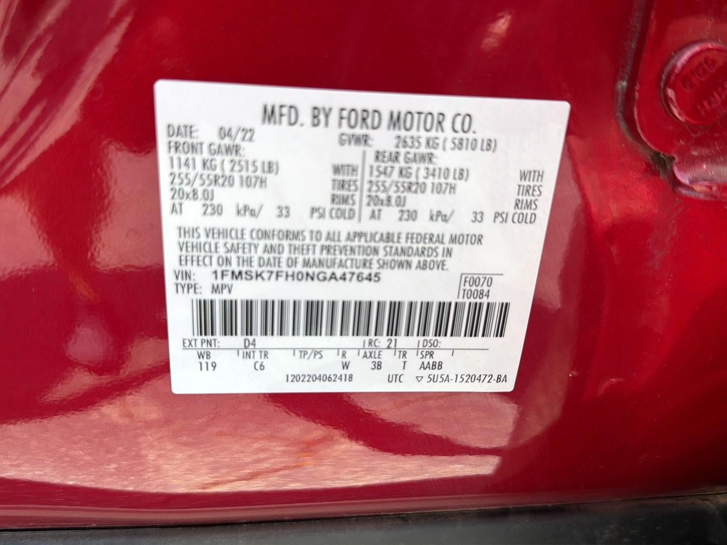 2022 Ford Explorer Limited