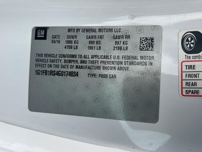 2016 Chevrolet Camaro 1LT