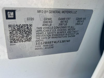 2020 Chevrolet Malibu LS