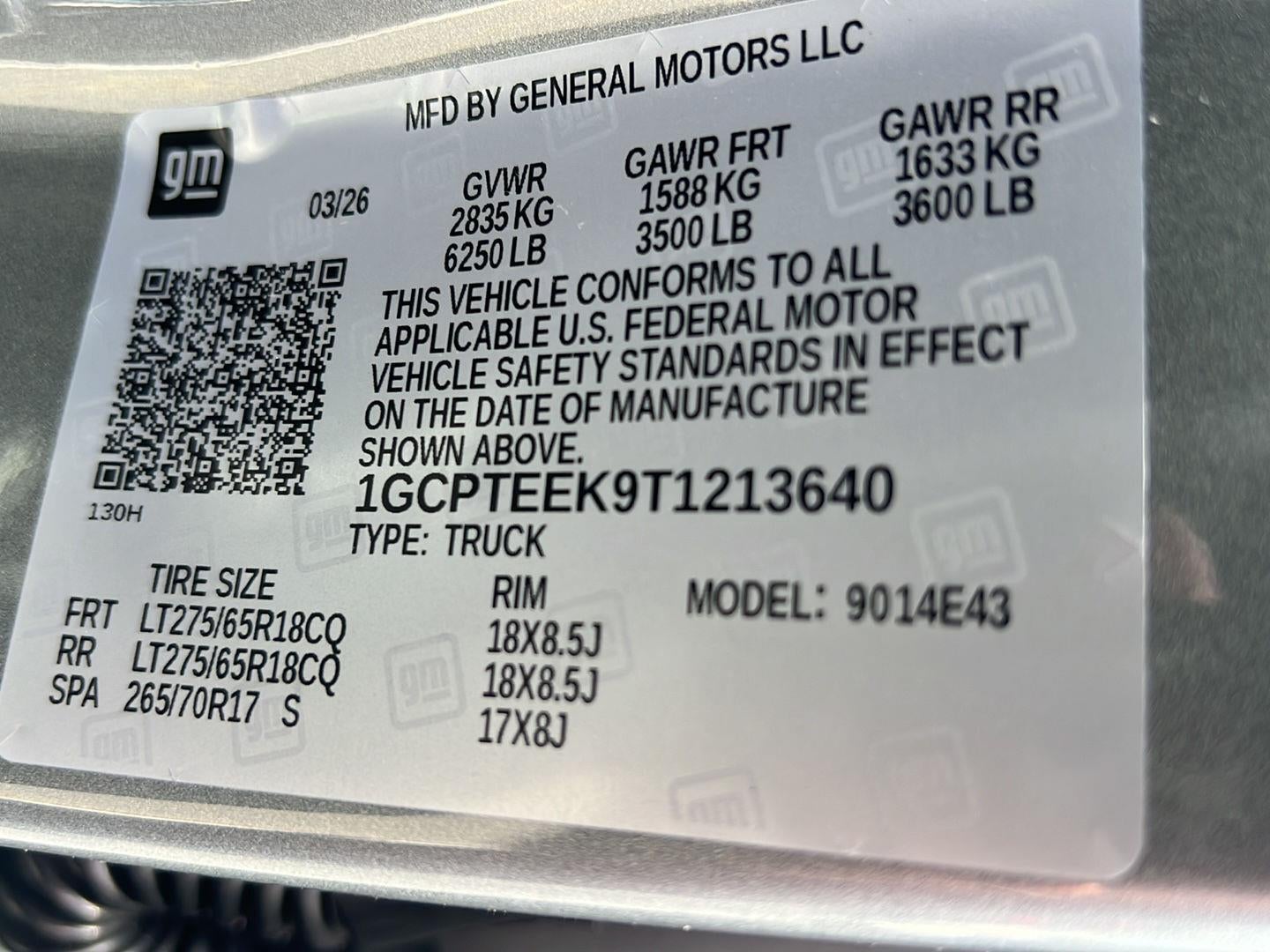 2026 Chevrolet Colorado Trail Boss