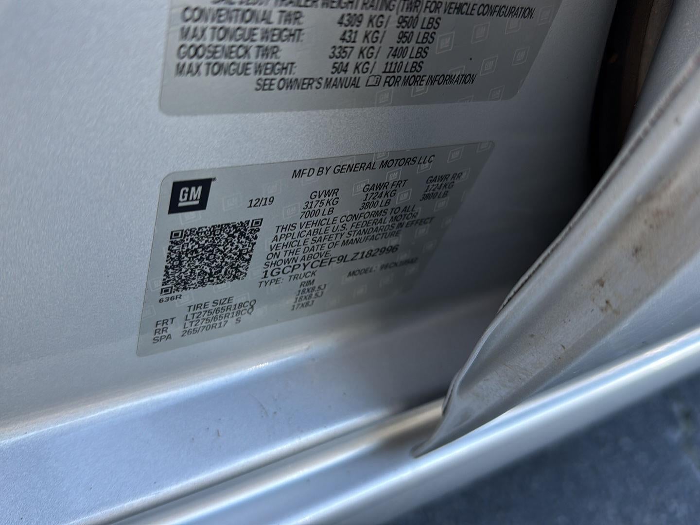 2020 Chevrolet Silverado 1500 Custom Trail Boss