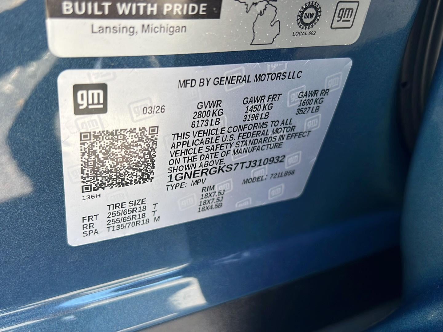 2026 Chevrolet Traverse LT