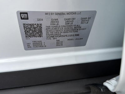 2025 Chevrolet Traverse LT