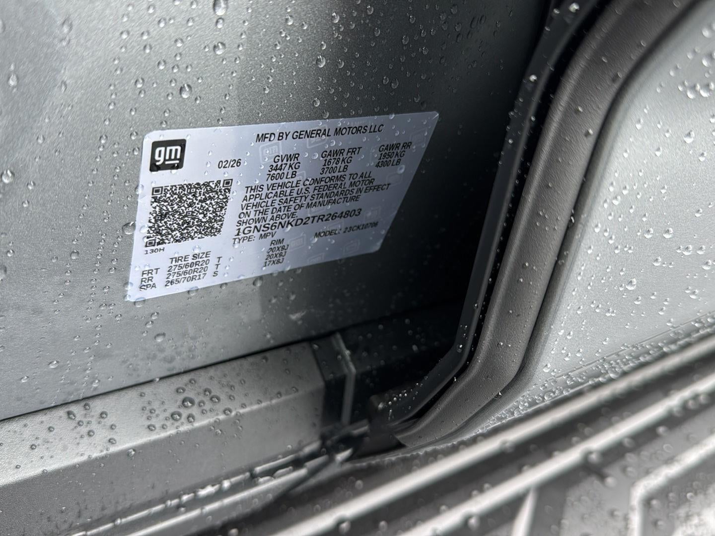 2026 Chevrolet Tahoe LT