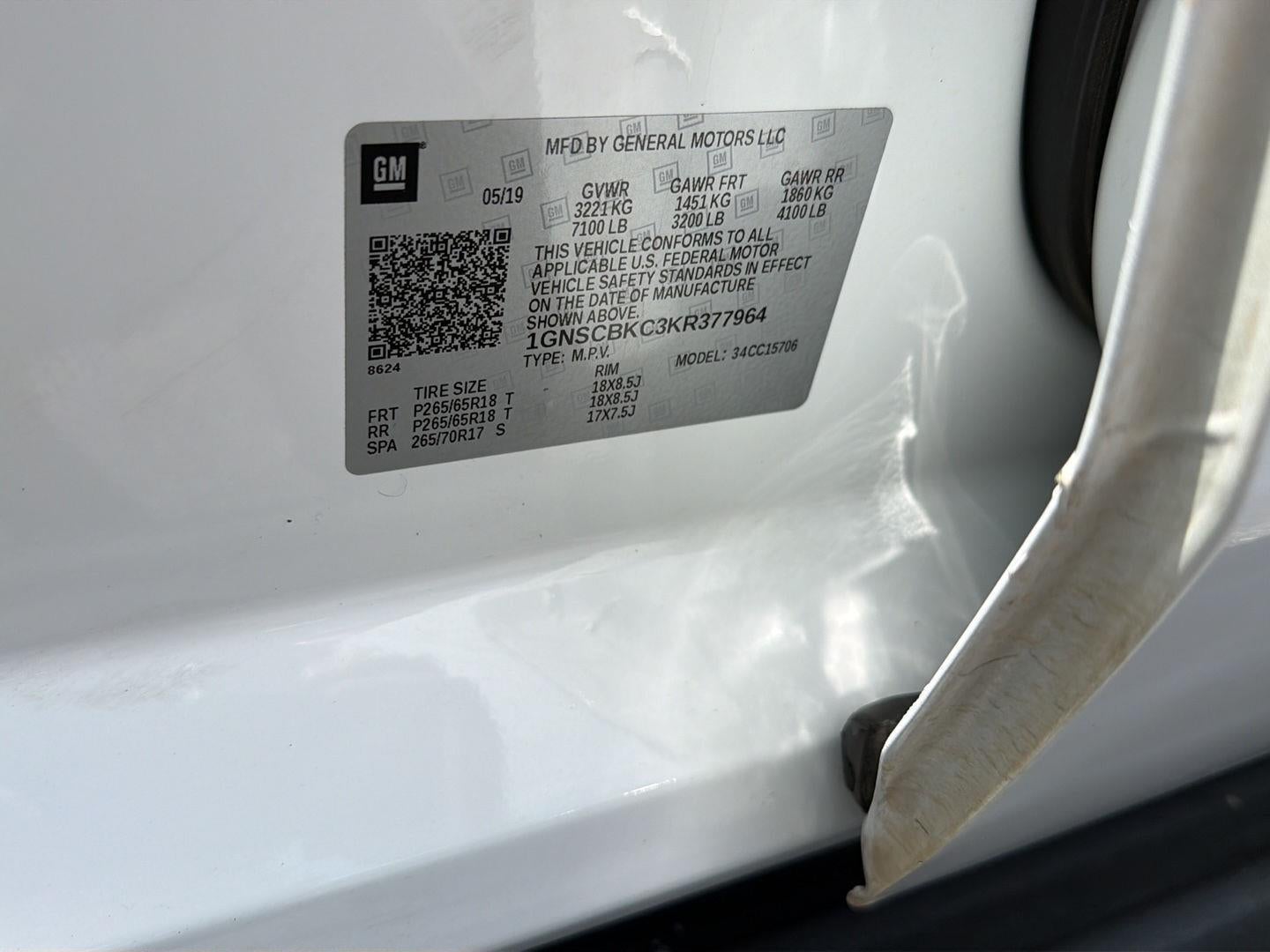 2019 Chevrolet Tahoe LT