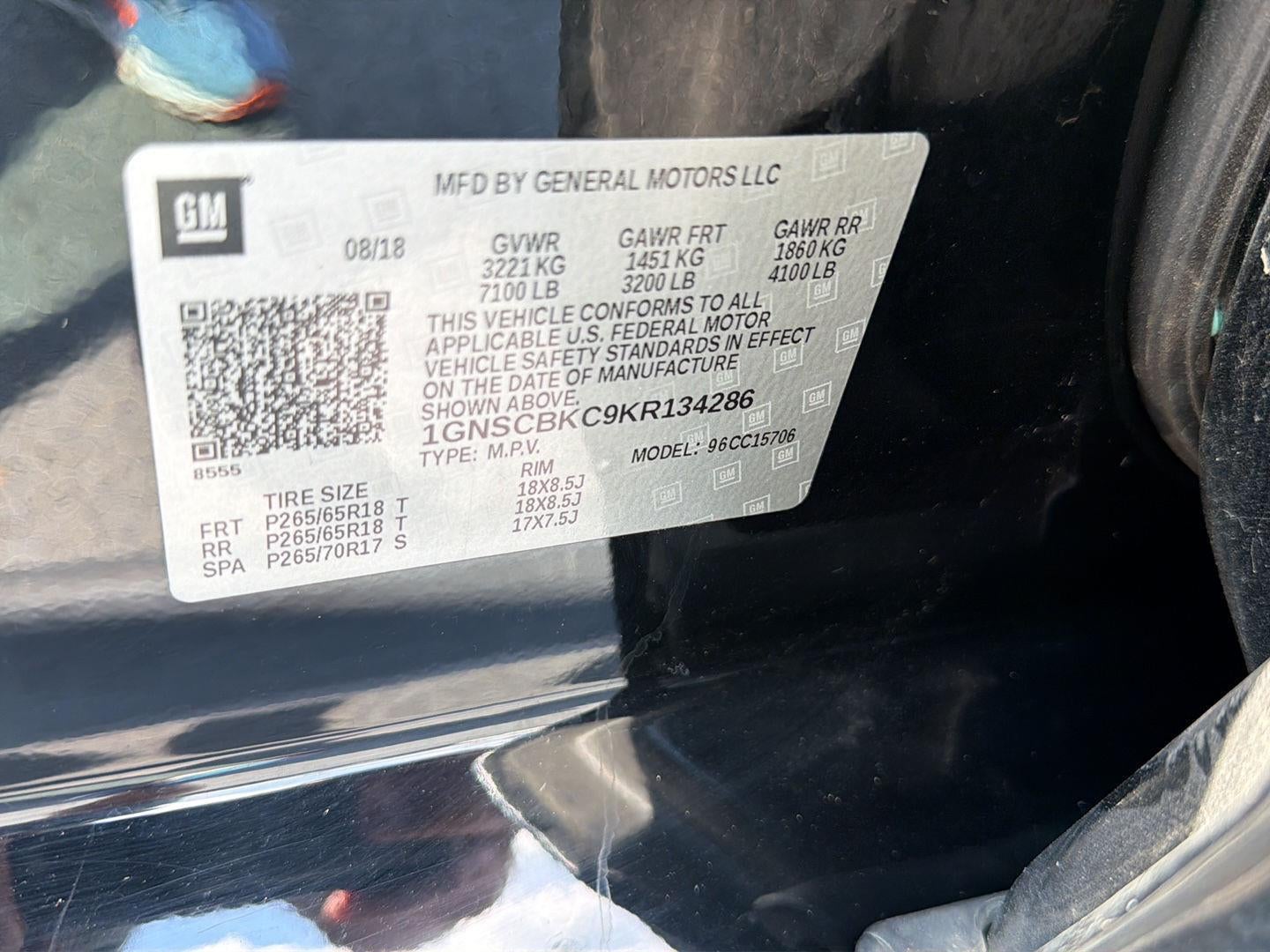 2019 Chevrolet Tahoe LT