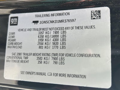 2021 Chevrolet Tahoe LT