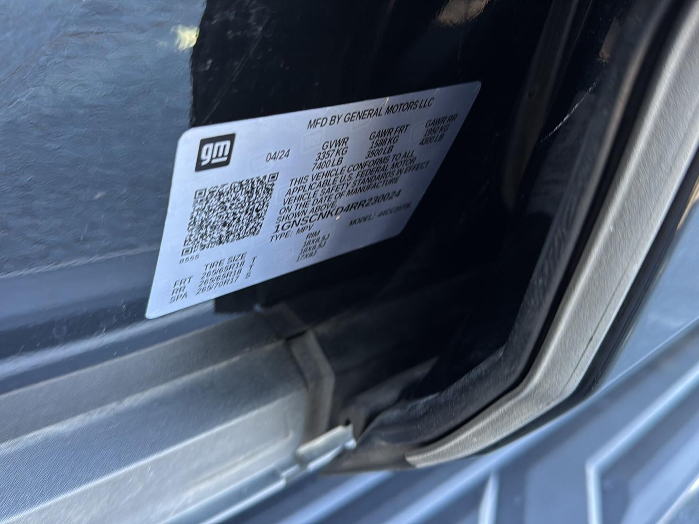 2024 Chevrolet Tahoe LT