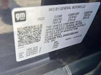 2022 Chevrolet Tahoe High Country