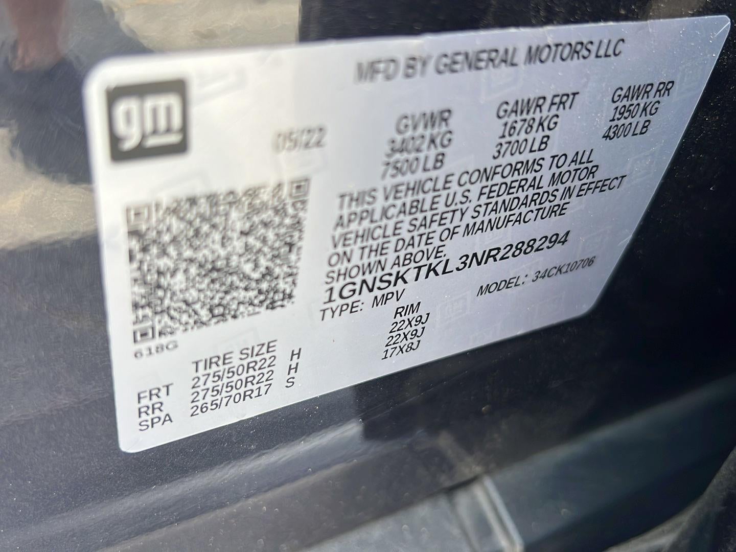 2022 Chevrolet Tahoe High Country