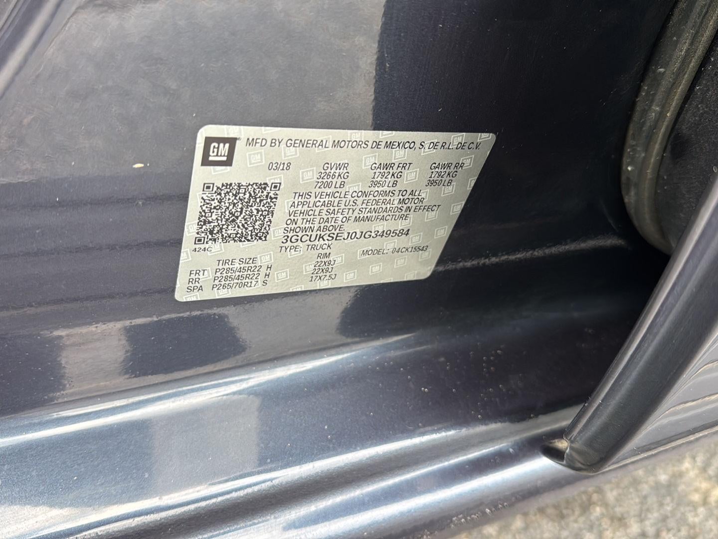 2018 Chevrolet Silverado 1500 LTZ