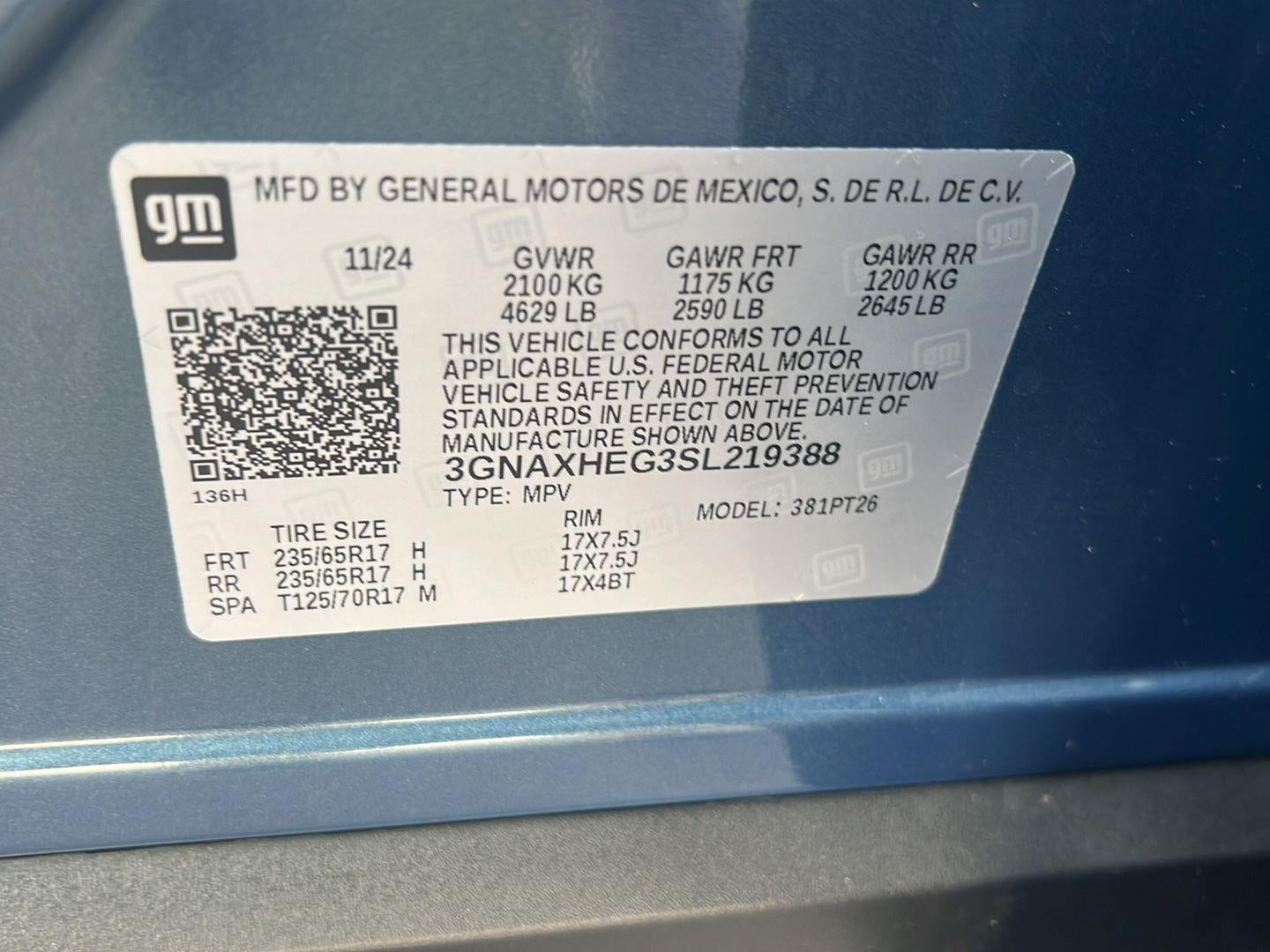 2025 Chevrolet Equinox LT