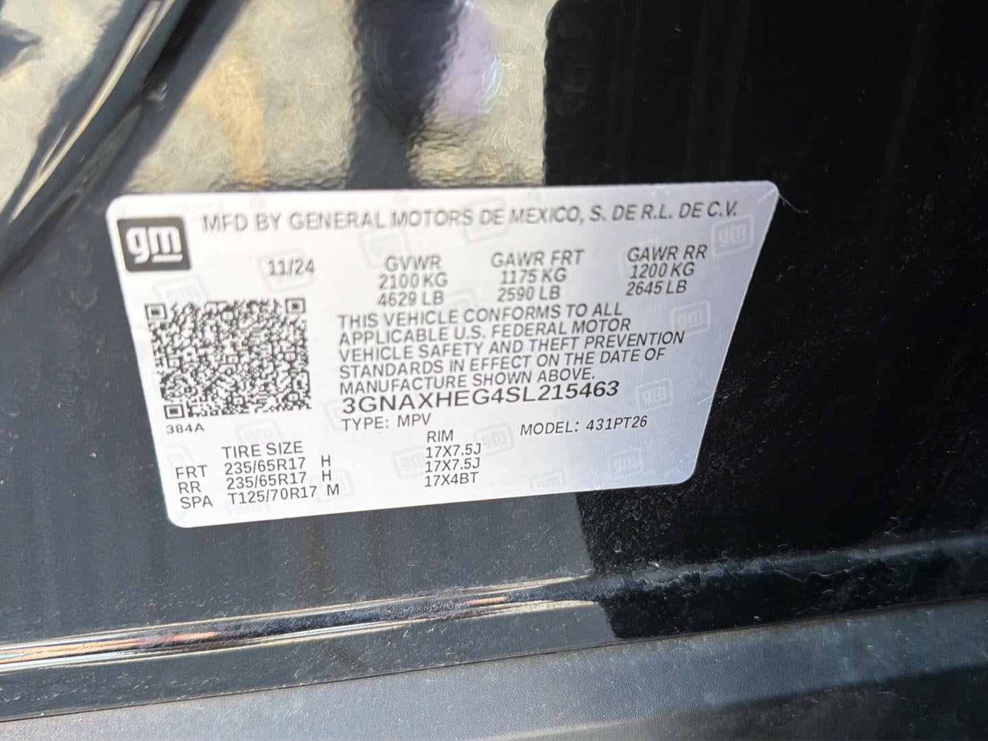 2025 Chevrolet Equinox LT