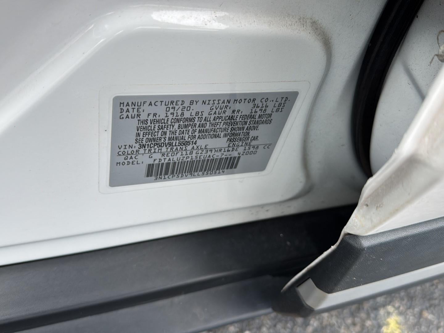 2020 Nissan Kicks SR Xtronic CVT