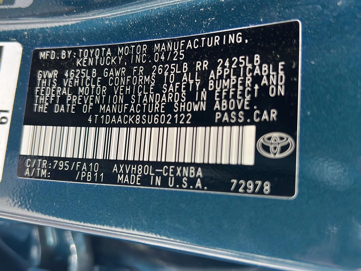 2025 Toyota Camry LE