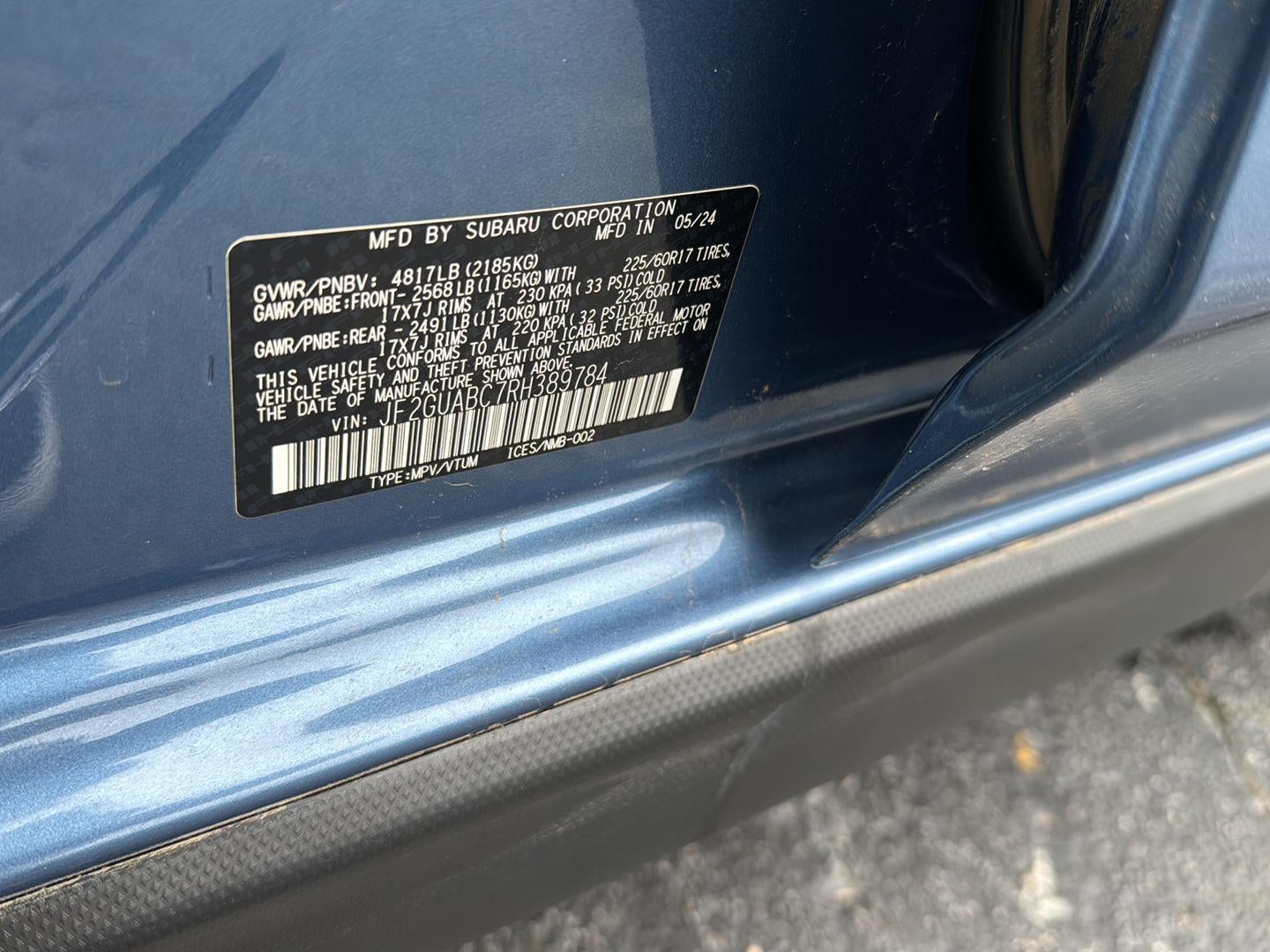 2024 Subaru Crosstrek AWD