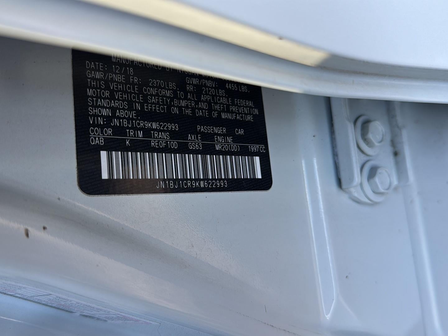 2019 Nissan Rogue Sport SL