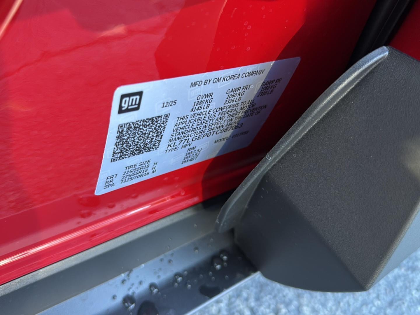 2026 Chevrolet Trax 1RS