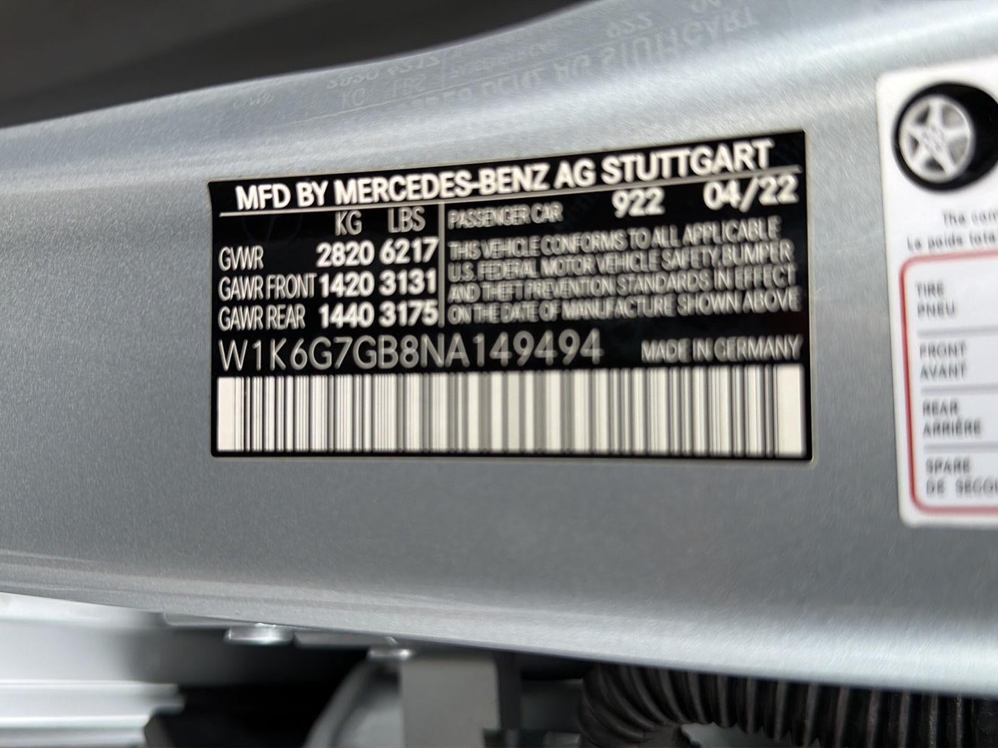 2022 Mercedes-Benz S 580 4MATIC®