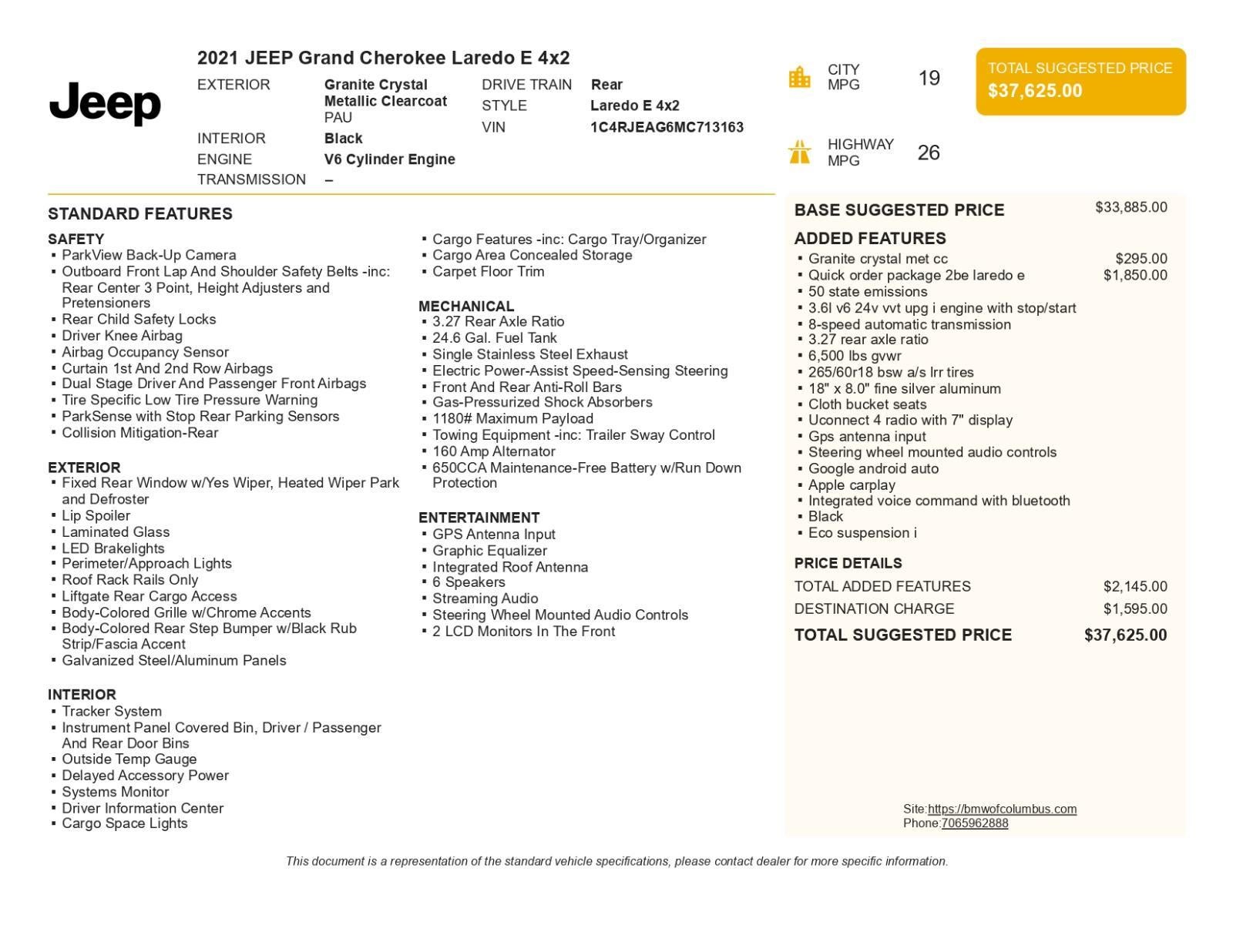 2021 Jeep Grand Cherokee Laredo E