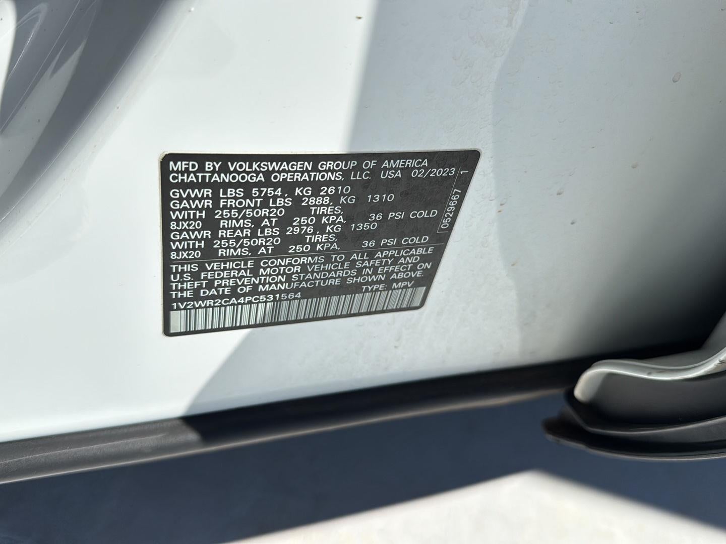 2023 Volkswagen Atlas 3.6L V6 SE w/Technology