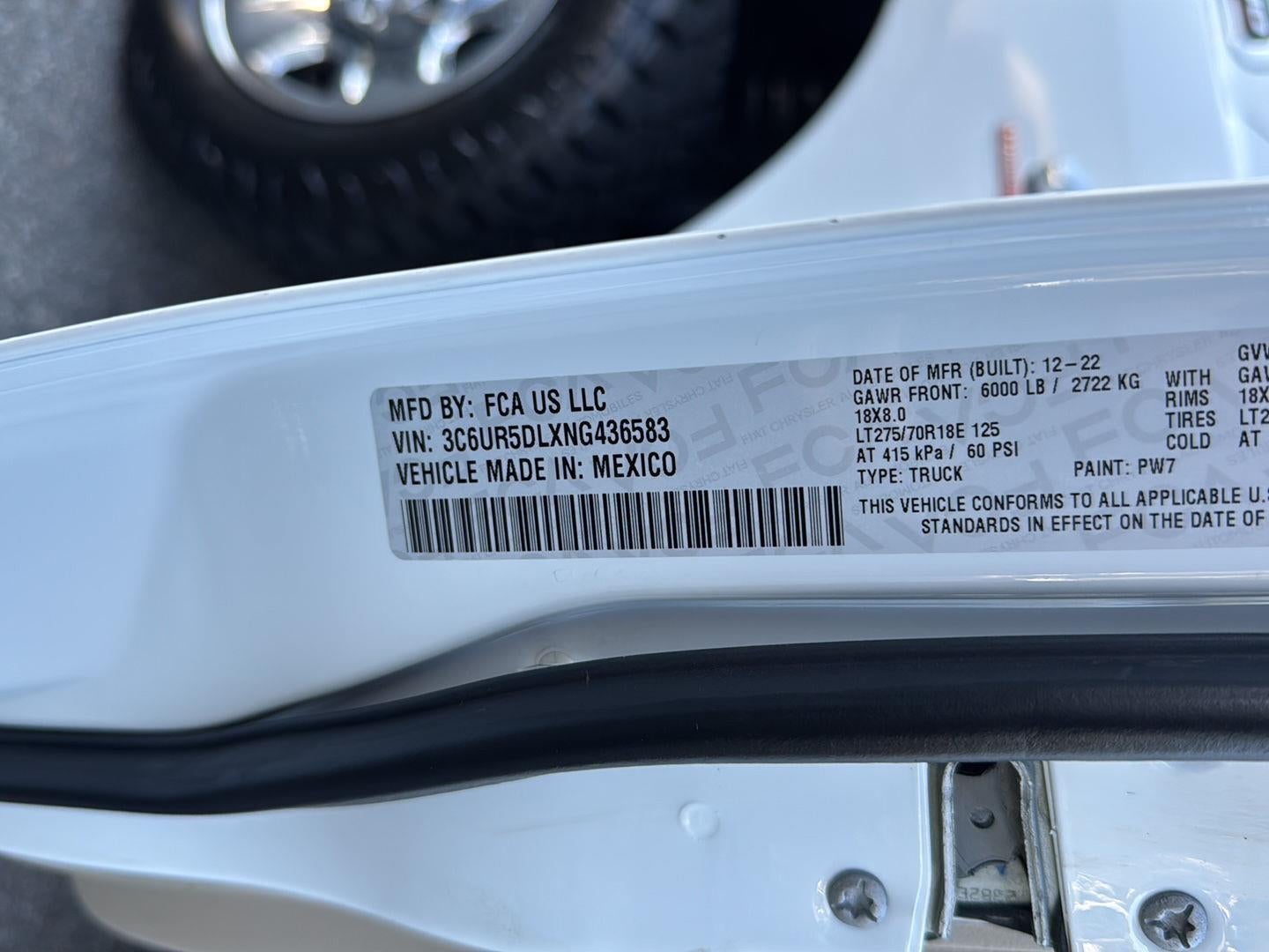 2022 RAM 2500 Big Horn