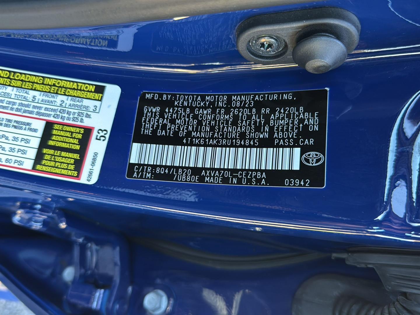 2024 Toyota Camry XSE