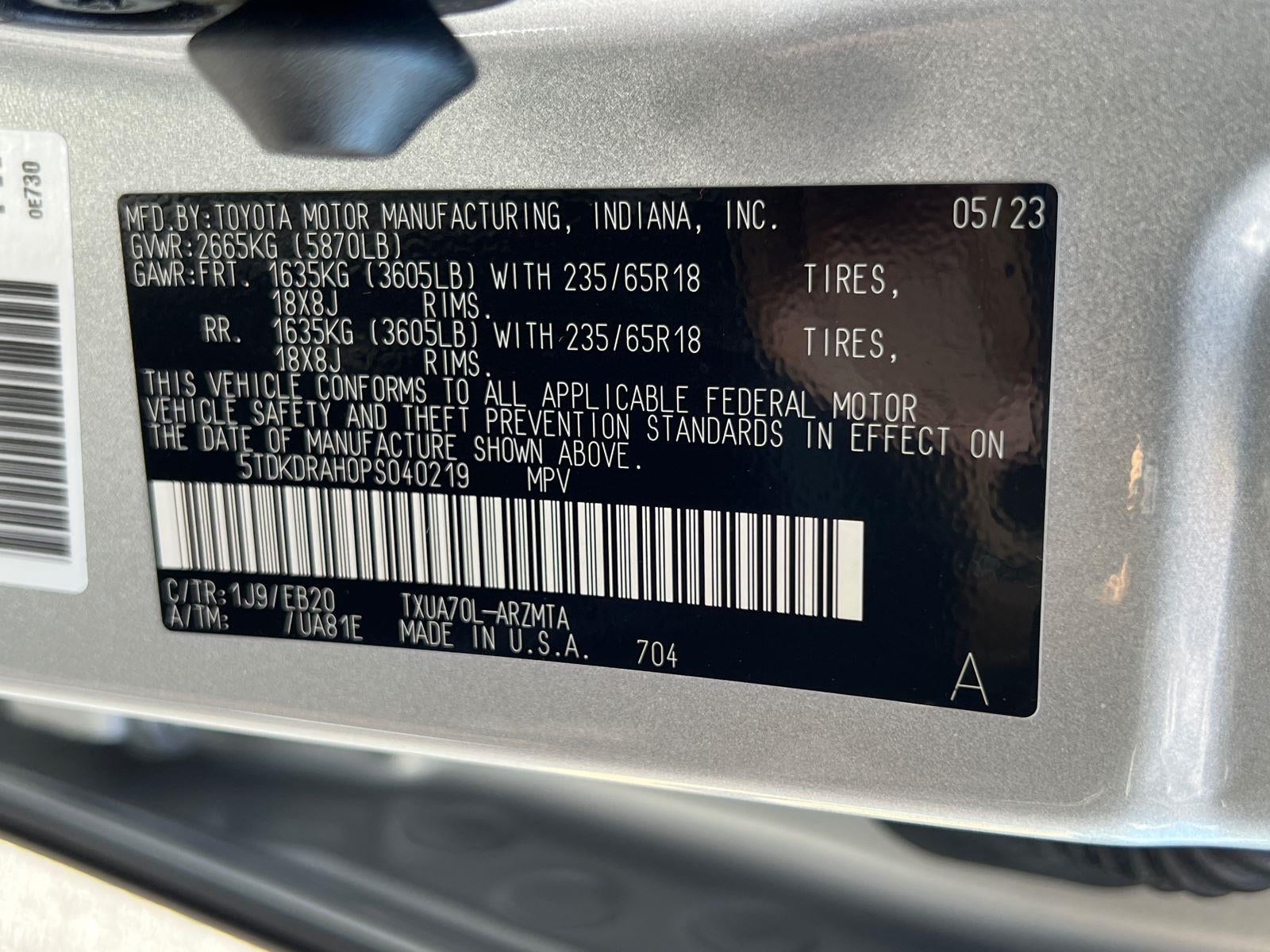 2023 Toyota Highlander XLE