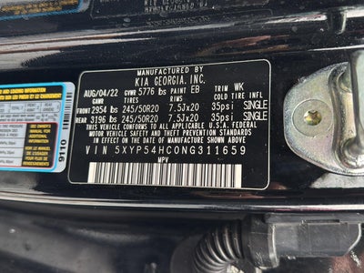 2022 Kia Telluride SX