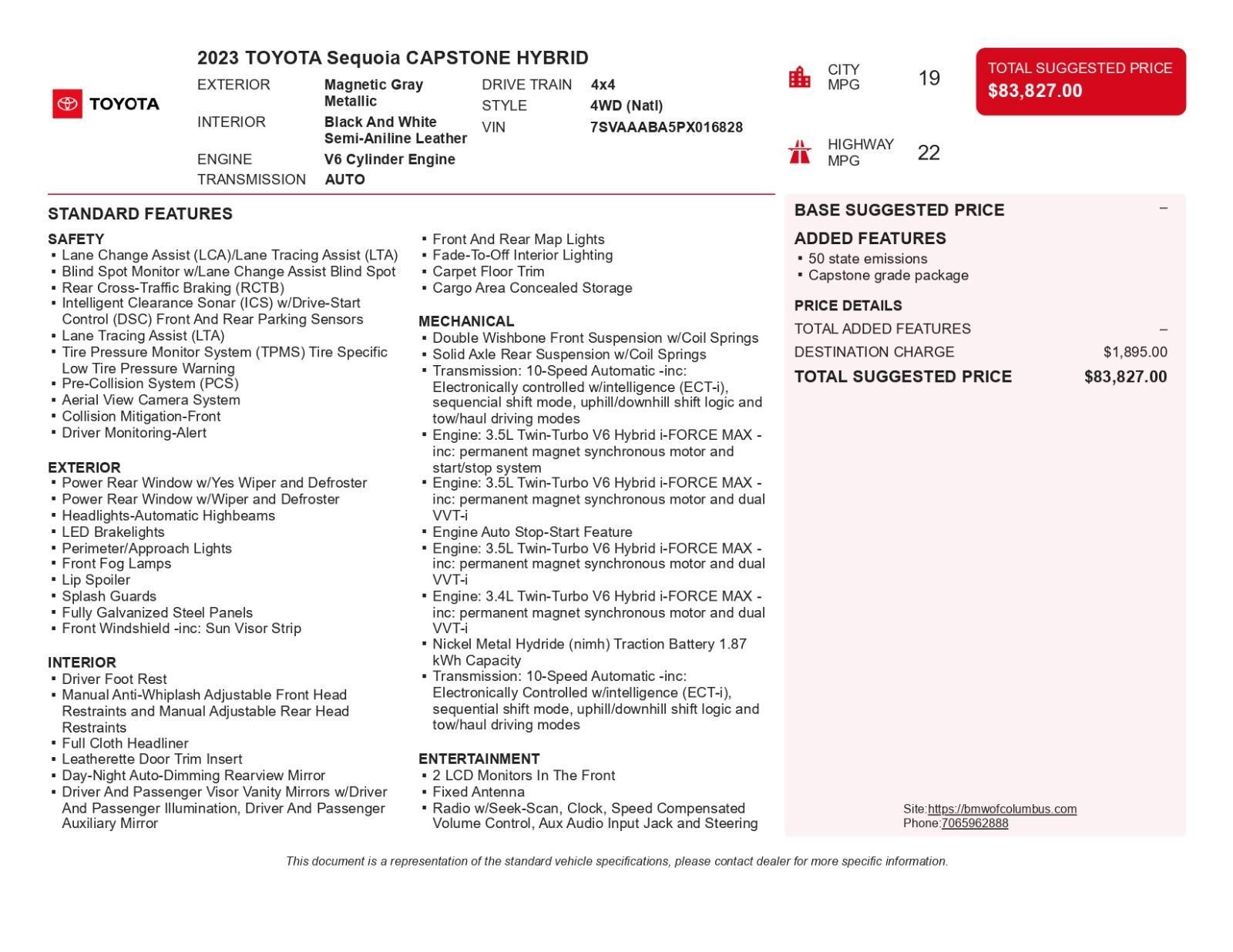 2023 Toyota Sequoia Capstone
