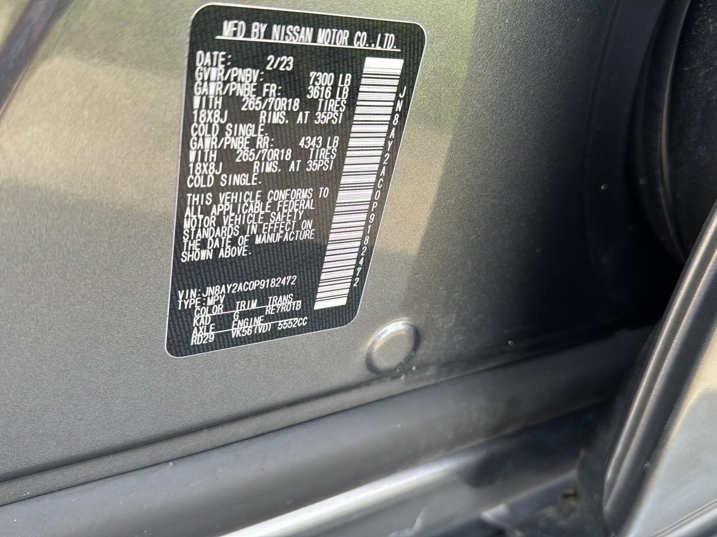 2023 Nissan Armada SV