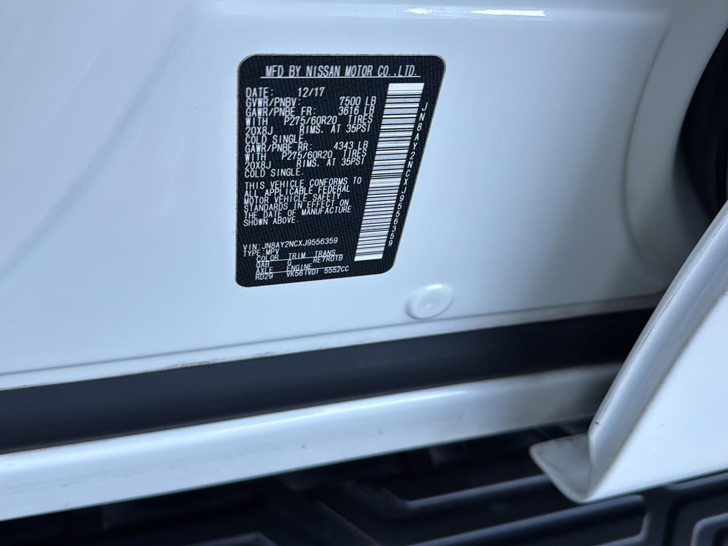 2018 Nissan Armada Platinum