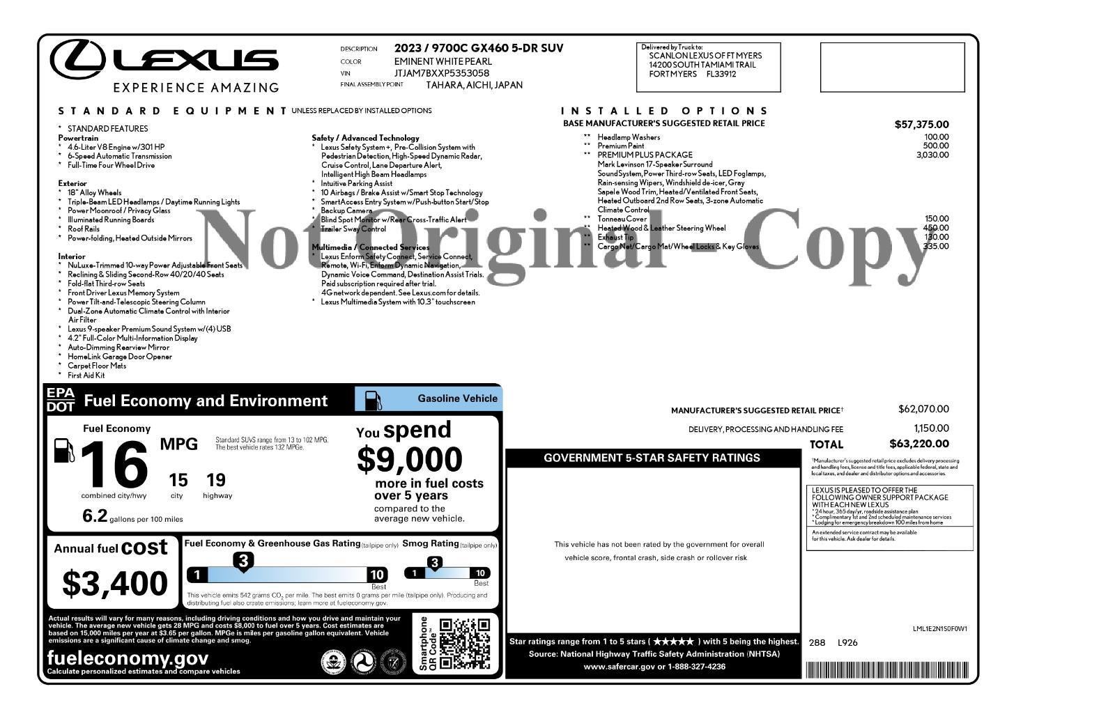 2023 Lexus GX GX 460 Premium