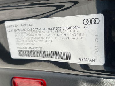 2021 Audi A5 Sportback Premium