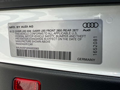 2022 Audi A6 Sedan Prestige