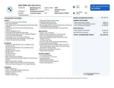 2020 BMW 2 Series 228i xDrive