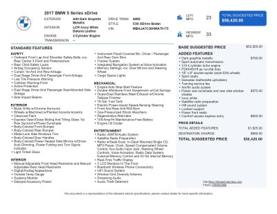 2017 BMW 5 Series 530i xDrive