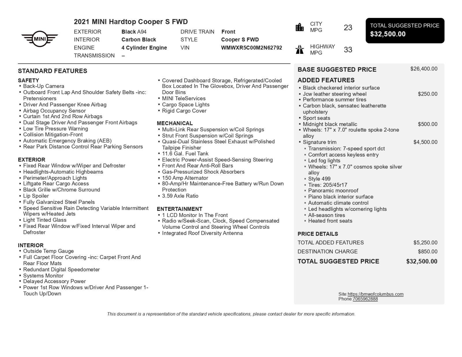 2021 MINI Hardtop 2 Door Cooper S