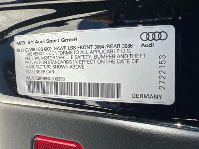 2022 Audi RS 7 4.0 TFSI quattro