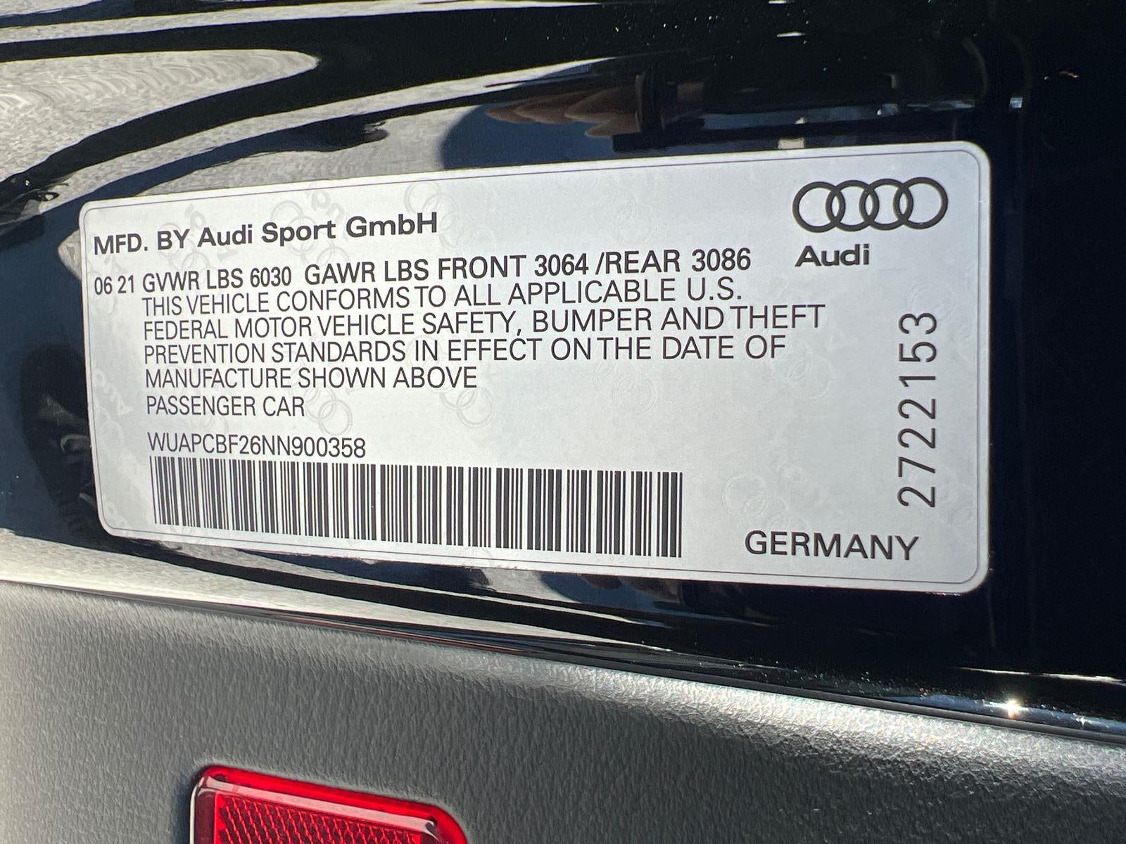 2022 Audi RS 7 4.0 TFSI quattro