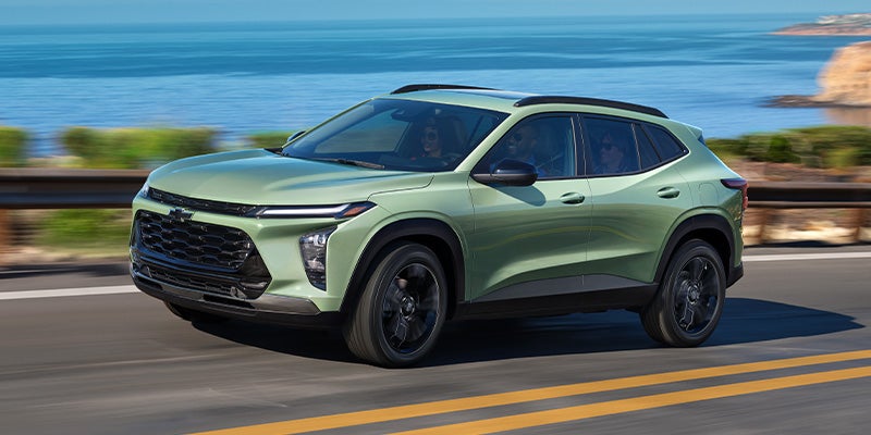 Trax Vehicle Moving On A Road